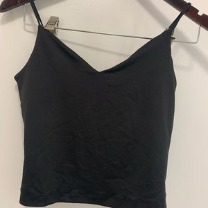 Dynamite black tank satin blouse